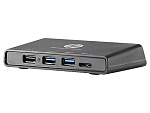 F3S42AA#ABB Port Replicator 3001pr USB3 Port Replicator (Power connector/Audio-out headphone jack/2xUSB 2.0/1xUSB 2.0/HDMI port/VGA/Audio-in/mic)(repl. 5TW13AA)