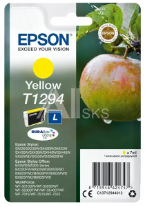 C13T12944012 Картридж Epson I/C yellow for SX420W/BX305F new