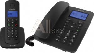 1187440 Р/Телефон Dect Alcatel M350 COMBO RU черный АОН