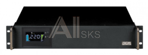 1152608 Источник бесперебойного питания Powercom King Pro RM KIN-2200AP LCD 1760Вт 2200ВА черный