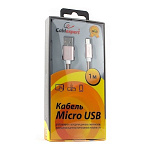 1642644 Cablexpert Кабель USB 2.0 CC-G-mUSB02Cu-1M AM/microB, серия Gold, длина 1м, золото, блистер