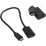 1597174 VCOM CU409 Кабель-адаптер USB 3.1 Type-Cm --> USB 3.0 Af , OTG 1,5A , 5,0Gbps , 0,2m