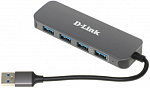 1385026 Разветвитель USB 3.0 D-Link DUB-1340/D1A 4порт. серый