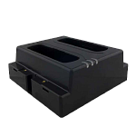 Офисная док-станция DD-E50R-2 для зарядки аккумуляторов. 2 отсека. Для Winmate E500RM9. Слот для зарядки типа PoGo Pin. Светодиодные индикаторы уровня
