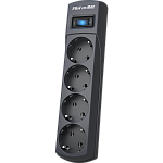 Pilot m-MAX 3m ZIS Company Сетевой фильтр PILOT m-MAX , 3м, 4 розетки, 15А/3,3кВт, графит, Россия