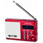 1277498 Perfeo мини-аудио Sound Ranger, FM MP3 USB microSD In/Out ридер, BL-5C 1000mAh красный (PF-SV922RED) [Pf_3182]