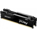 1849458 Kingston DRAM 8GB 1600MHz DDR3 CL10 DIMM (Kit of 2) FURY Beast Black KF316C10BBK2/8