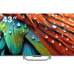 11021473 43" Телевизор HAIER Smart TV S4, QLED, 4K Ultra HD, серый, СМАРТ ТВ, Android TV [DH1U8PD05RU]