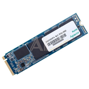 Твердотельный накопитель SSD Apacer AS2280P4U 512GB M.2 2280 AP512GAS2280P4U-1 Client PCIe Gen3x4 with NVMe, 3500/2300, IOPS 400/600K, MTBF 1.8M, 3D N
