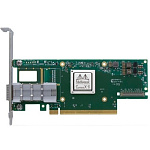 1831071 Mellanox ConnectX-6 VPI adapter card, HDR IB (200Gb/s) and 200GbE, single-port QSFP56, PCIe4.0 x16, tall bracket, single pack