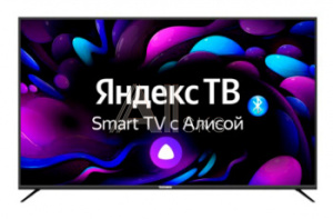 1898392 Телевизор LED Telefunken 65" TF-LED65S05T2SU(черный)\Y\H Яндекс.ТВ черный 4K Ultra HD 60Hz DVB-T DVB-T2 DVB-C DVB-S DVB-S2 USB WiFi Smart TV (RUS)