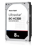 1375740 Жесткий диск WESTERN DIGITAL ULTRASTAR SAS 8TB 7200RPM 12GB/S 256MB DC HC320 HUS728T8TAL5204_0B36400 WD