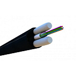 11055324 Hyperline FO-STFR-OUT-9-2-PE-BK Кабель волоконно-оптический 9/­125 (G.652D) одномодовый, 2 волокна, одномодульный, водоблокирующий гель, усиленный сте