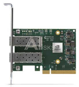 MCX631102AN-ADAT Mellanox ConnectX-6 Lx EN adapter card, 25GbE, Dual-port SFP28, PCIe 4.0 x8, No Crypto, Tall Bracket, 1 year