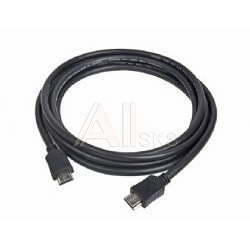 1182593 Кабель HDMI Gembird, 3.0м, v2.0, 19M/19M, черный, позол.разъемы, экран, пакет [CC-HDMI4-10]