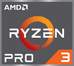 1000648244 Процессор CPU AM4 AMD Ryzen 3 PRO 1200 (Summit Ridge, 4C/4T, 3.1/3.4GHz, 8MB, 65W) OEM