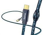 1081776 Кабель Hama Glitter 00183204 USB (m)-micro USB (m) 1.5м синий