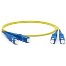 Кабельная сборка Hyperline FC-D2-9-SC/UR-SC/UR-H-3M-LSZH-YL Патч-корд волоконно-оптический (шнур) SM 9/125 (OS2), SC/UPC-SC/UPC, 2.0 мм, duplex, LSZH,
