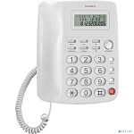 TEXET TX-250 белый {Автоответчик: нет. Дисплей: есть. Органайзер: часы. Память (количество номеров): нет. Память набранных номеров: 9. Однокнопочный н
