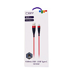 1675401 Кабель CBR CB 502 Red, USB to Type-C, 2,1 А, 1 м, цветная коробка