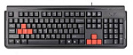 511467 Клавиатура A4 X7-G300 черный PS/2 for gamer