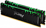1560862 Память DDR4 2x8Gb 3200MHz Kingston KF432C16RBAK2/16 Fury Renegade RGB RTL Gaming PC4-25600 CL16 DIMM 288-pin 1.35В single rank с радиатором Ret