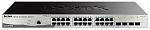 DGS-1210-28/ME/P/B2A Коммутатор D-LINK Управляемый L2 , 24x1000Base-T, 4x1000Base-X SFP, защита от статического электричества до 6 кВ, CLI, консольный порт RJ-45, RPS, подд