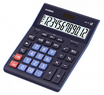 1007403 Калькулятор настольный Casio GR-12BU темно-синий 12-разр.