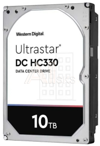 0B42305 Жесткий диск WD Western Digital Ultrastar DC HС330 HDD 3.5" SATA 10Тb, 7200rpm, 256MB buffer, 512e/4kN, WUS721010ALE6L4, 1 year