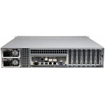 1860824 Supermicro server chassis CSE-LA26E1C4-R609LP, 2U, 12x 3.5" (tool-less) or 2.5" (screw) hot-swap, 12-port 2U SAS3 12Gbps, 600W RPSU