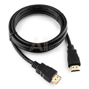 1879753 Cablexpert CC-HDMI4-5,Кабель HDMI 1.5м, v2.0, 19M/19M, черный, позол.разъемы, экран, пакет