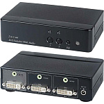 1000667746 Коммутатор SC&T Коммутатор/ DS02A DVI- и стерео аудиосигналов, 2 входа (2х DVI-I, 2х TRS 3.5 мм) , 1 выход (1х DVI-I, 1х TRS 3.5 мм).