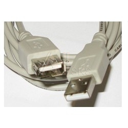 1157760 Gembird PRO CCF-USB2-AMAF-6 USB 2.0 кабель удлинительный 1.8м AM/AF позол.конт., фер.кол., пакет