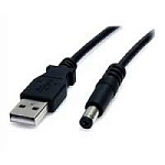 1269108 Gembird/Cablexpert CC-USB-AMP35-6, Кабель USB 2.0 Pro , AM/DC 3,5мм (для хабов), 1.8м, экран, черный, пакет