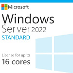 Л00016214 Лицензия на ПО/ Windows Server 2022 Standard 16 CoreLic x32/x64 OnlyDwnLd C2R NR