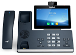 Видеотерминал YEALINK SIP-T58W Pro with camera, 16 аккаунтов, цветной сенсорный экран 7" 1024х600, Android, WiFi, Bluetooth трубка, GigE, CAM50, без