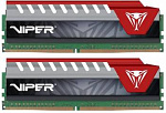 498707 Память DDR4 2x8Gb 2400MHz Patriot PVE416G240C5KRD Viper Elite RTL Gaming PC4-19200 CL15 DIMM 288-pin 1.2В