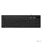 Клавиатура Genius SlimStar 230II, {Черный, проводная, USB, 104 клавиши} [31310048402]
