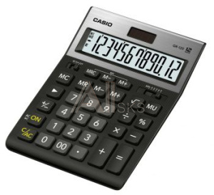 1086913 Калькулятор настольный Casio GR-120 черный 12-разр.