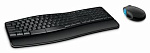 803985 Клавиатура + мышь Microsoft Sculpt Comfort Desktop клав:черный мышь:черный/синий USB беспроводная (L3V-00017)