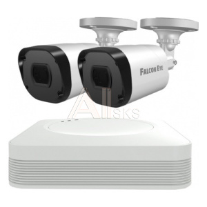 1661516 Falcon Eye FE-104MHD KIT Light SMART Комплект видеонаблюдения 4-х канальный гибридный {(AHD,TVI,CVI,IP,CVBS) регистратор; Видеовыходы: VGA;HDMI; Видео