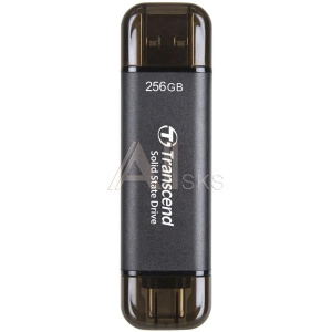 1979464 Накопитель Transcend SSD USB-C 256Gb TS256GESD310C серый USB