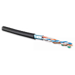 11049407 Кабель витая пара Bion BCL-F5480-381 F/UTP, кат.5e, 4x2x0,48 мм AWG 24, медь, одножильный, PE, для внешней прокладки, 305м, черный