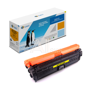 GG-CE742A Cartridge G&G 307A для HP CLJ CP5225/CP5225N/CP5225DN, with chip (7300стр.), желтый (замена CE742A)