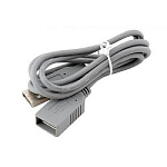 1387165 Bion Кабель удлинительный USB 2.0 A-A (m-f), 0.75м, серый [BXP-CC-USB2-AMAF-75CM/300]
