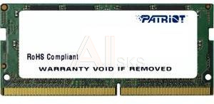 1004144 Память DDR4 16Gb 2400MHz Patriot PSD416G24002S RTL PC4-19200 CL17 SO-DIMM 260-pin 1.2В dual rank Ret