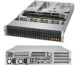 SYS-2049U-TR4 Server SUPERMICRO SuperServer 2U 2049U-TR4 noCPU(4)Scalable/TDP 70-165W/ no DIMM(48)/ HDD(24)SFF/ 4xGbE/ 2x1600W