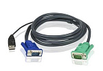 1195254 Кабель SPHD15-VGA USB 1.2M 2L-5201U ATEN