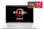 1401894 Ноутбук HP 17-ca2036ur Ryzen 3 3250U 8Gb SSD512Gb AMD Radeon 17.3" HD+ (1600x900) Free DOS silver WiFi BT Cam