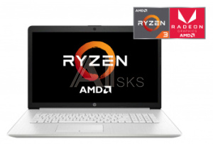 1401894 Ноутбук HP 17-ca2036ur Ryzen 3 3250U 8Gb SSD512Gb AMD Radeon 17.3" HD+ (1600x900) Free DOS silver WiFi BT Cam
